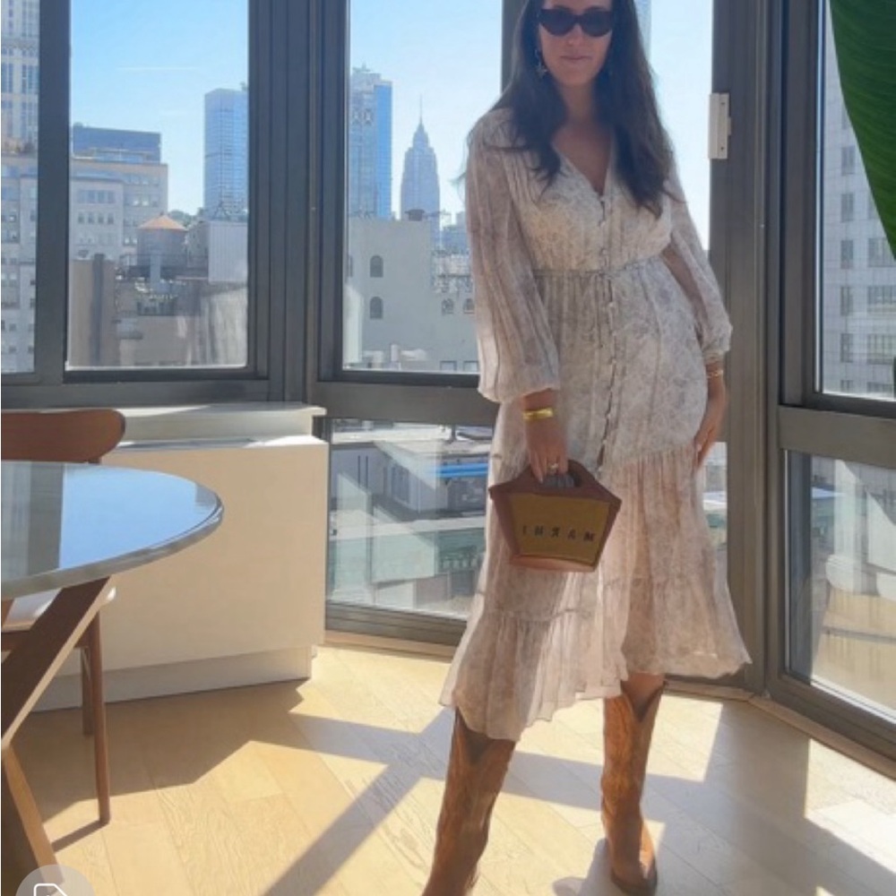Intermix Snake Print Dress